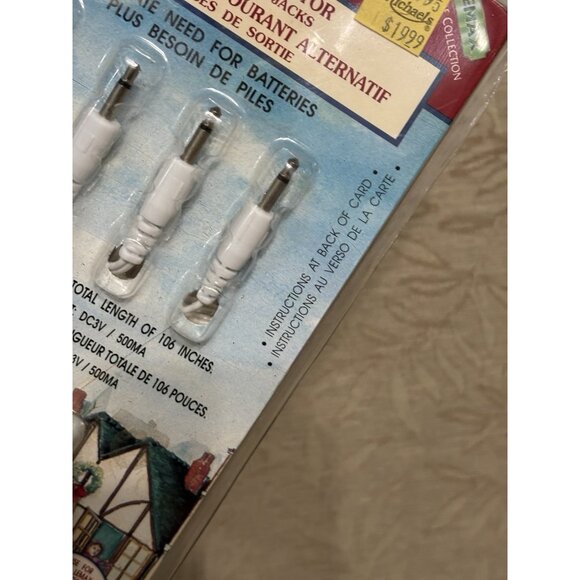 Lemax Village Collection Ac Power Adaptor With 4 Output Jacks New - Picture 5 of 13